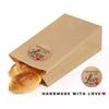 100-500Pcs Vintage Kraft Paper Stickers Scrapbook Gift Stationery Label Stickers Handmade With Love Thank You For The Stickers