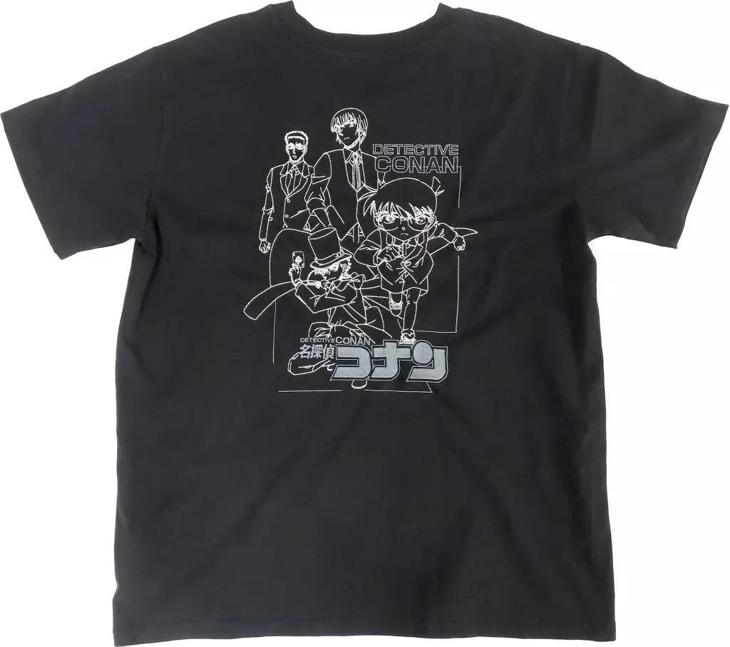 

Back Embroidery T-shirt Black Free Size Detective Conan×PAGEBOY 68x34cm S