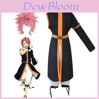 Wysokiej jakości kostium unisex Fairy Tail Natsu Dragneel na Halloween i cosplay