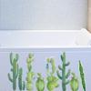 Nordic Tropical Cactus Removable Waterproof Wall Sticker for Skirting Board Creative Home Decor
