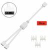Professional 5V ARGB Splitter Cable Solder-Free 3pin RGB PC Cables Universal RGB Splitter DIY Lighting