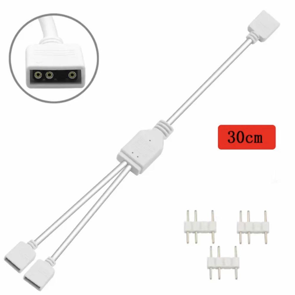 

Professional 5V ARGB Splitter Cable 3pin Universal RGB PC Cables Solder-Free RGB Splitter DIY Lighting