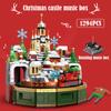 1455 Pcs City Christmas House House Building Blocks Friends Music Box Castle Train Santa Claus Tree Bricks Toys For Kids Gifts