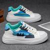 Fashion Men's Retro Sneakers Color Block Chunky Sole Minimalist Design Comfortable Casual Shoes for Teens Autumn 2025 New Trendy