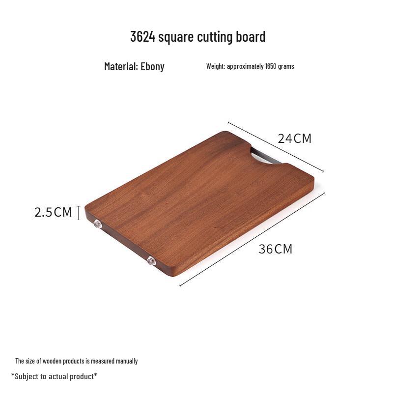 ME Ebony Wood Rectangular Cutting Board & Serving Tray 36*24*2.5cm