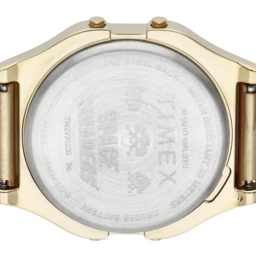 TIMEX Watch Space Invaders Collaboration TW2V30100 Gold