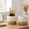 Bohemian Style Woven Storage Basket Cotton Rope Pen Holder Creative Sundries Organizer  Bedroom