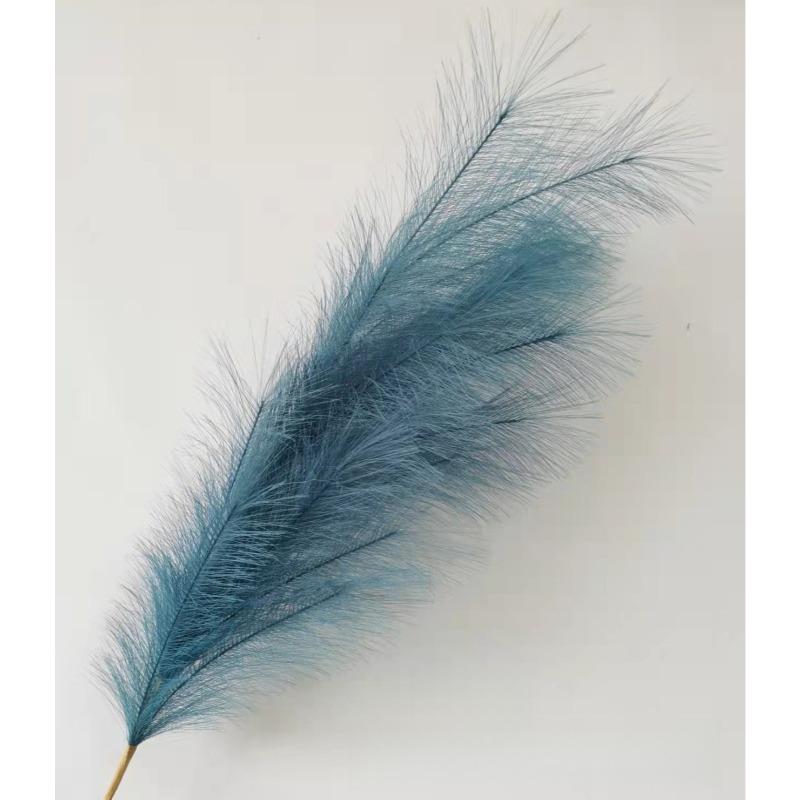 1 pz Erba di Pampas Artificiale 120cm Grande Soffice Canna Finta Fiori Artificiali Decortivi Coda Erba Bouquet Boho Decorazione Casa Forniture Matrimonio Accessori