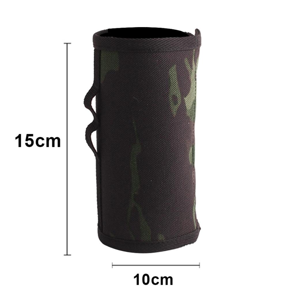Outdoor Camping Picknick Kassettenkocher Aufbewahrungstasche Gaskartusche Schutzhülle Camo Tragbar Luftflasche Hülle Aufbewahrungstasche