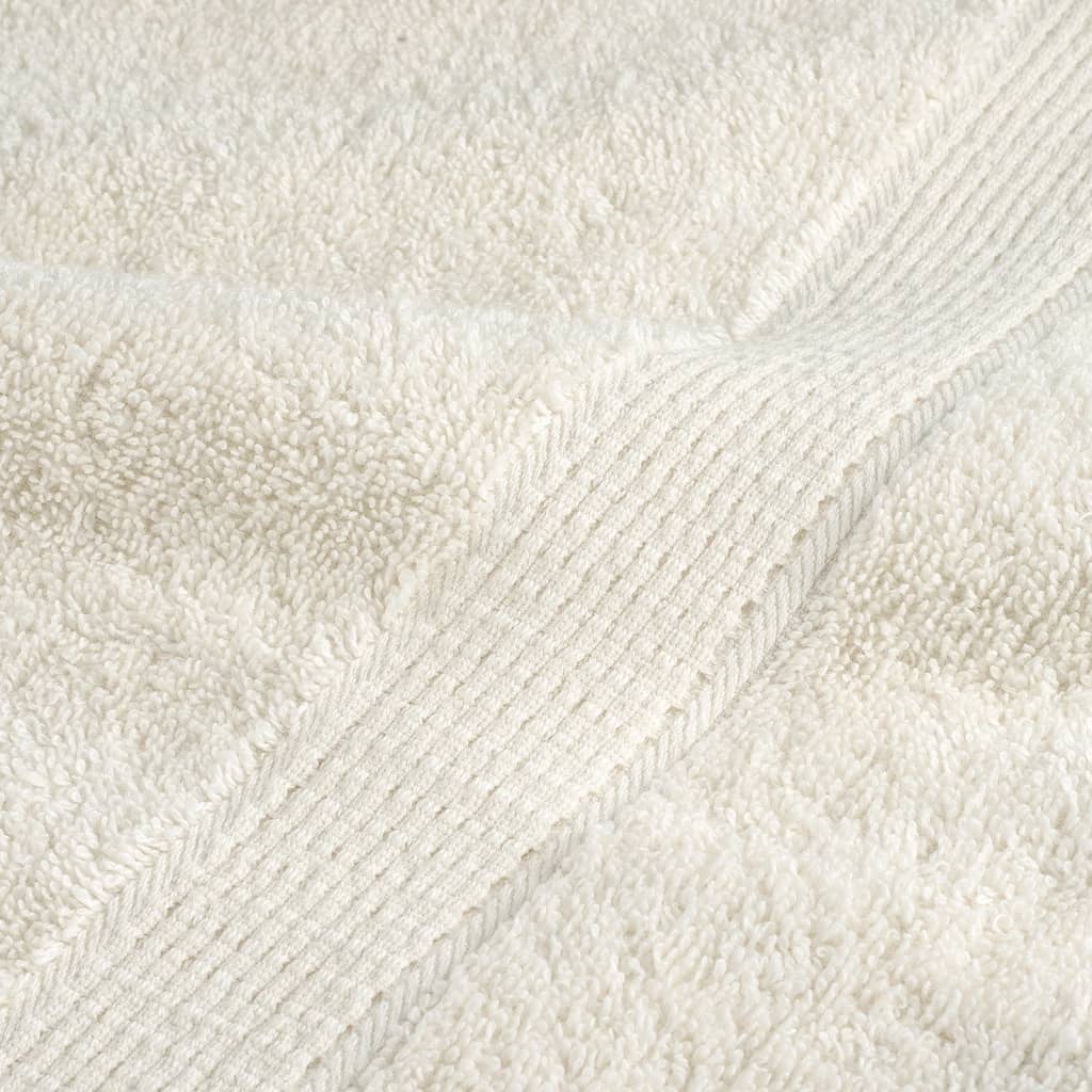 Vidaxl Ręczniki Premium Solund, 10 Szt., Kremowe, 70X140 Cm, 600 G/Cm²