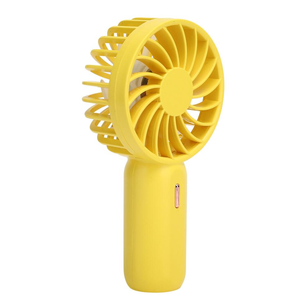 Portable Fan Rechargeable3Speeds Mini Handheld Fan Pocket Size Lightweight Strong Wind Power Long Runtime Low Noise Cute Design For Outdoor Office