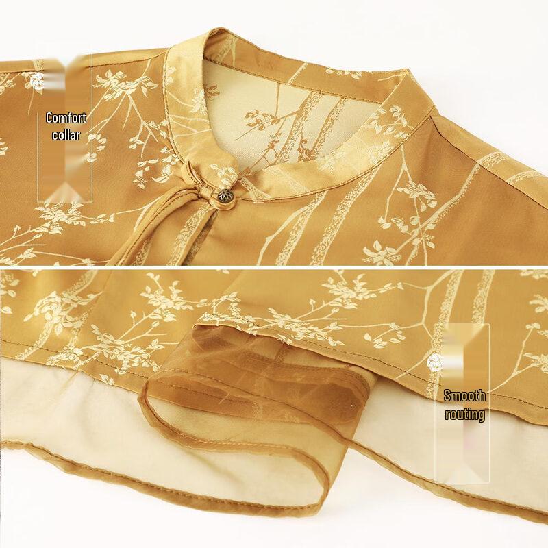 

Elderly Women s Breathable Shirt Set 2XL