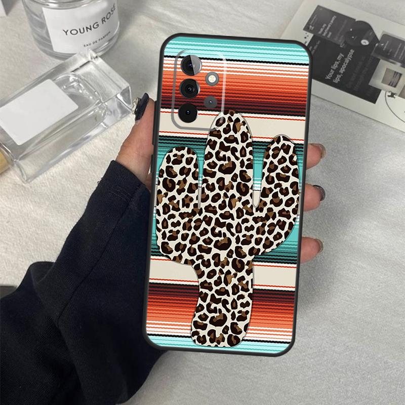Boho Botanical Leaf Cow Cactus Case For Samsung Galaxy A56 A36 A16 A33 A13 A23 A52 A32 A12 A54 A34 A14 A53 A15 A35 A55 A17