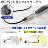 Sanwa Direct Dynamic Microphone, Unidirectional, with Switch, 4.5m Cable, 1 Unit, 400-SP045