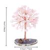 European Hand Woven Colorful Crystal Broken Stones Wealth Tree Ornaments Living Room Decorations Desktop Crystals