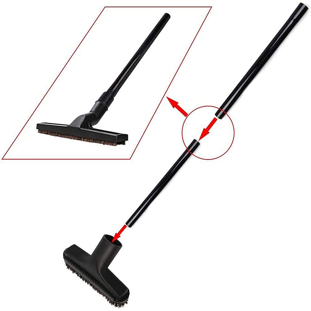 2pcs Tubes Extension Tube Suction Tube Plastic Black Vacuum Cleaner 32mm Diameter Vacuum Cleaner Replacement Tools For Home