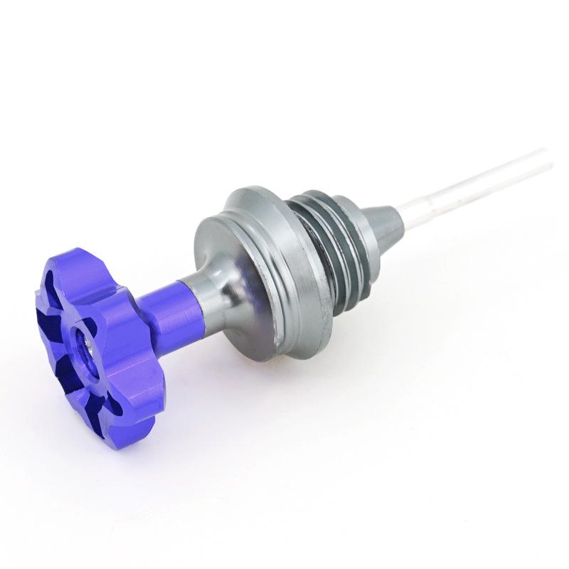 Motorcycle Oil Dipstick and Engine Cap for GY6 Models - Qiaoge Fuxi Ghost Fire Series.