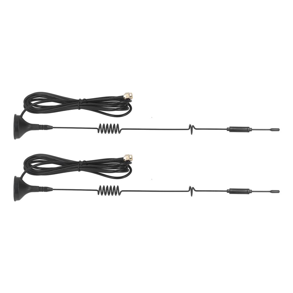 2Pcs Magnetic Antenna Copper LTE High Gain Omnidirectional Antennas for 4G Routers 12dbi