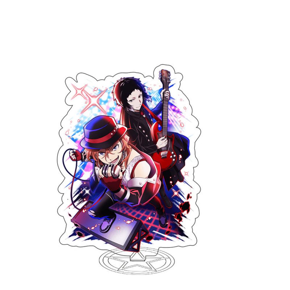Bungou Stray Dogs Atsushi Nakajima Dazai Chuya Ryunosuke акриловая фигурка на подставке — фото 7