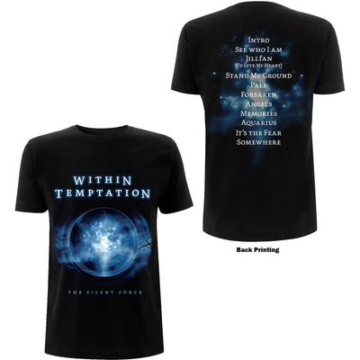 Within Temptation T-skjorte: Silent Force Tracks OFFISIELL NY