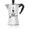 Cafetera italiana - BIALETTI - Moka Express - Todos los fuegos excepto inducción - 6 tazas - 300 ml - Acero inoxidable