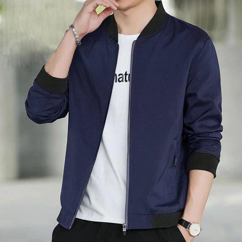 Jacket Men's Spring and Autumn Korean Men's Trendy Men's Clothing High-end Casual Baseball Jacket