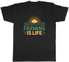 Farming Is Life Farm Farmer Mens T-Shirt Tee Gift Top