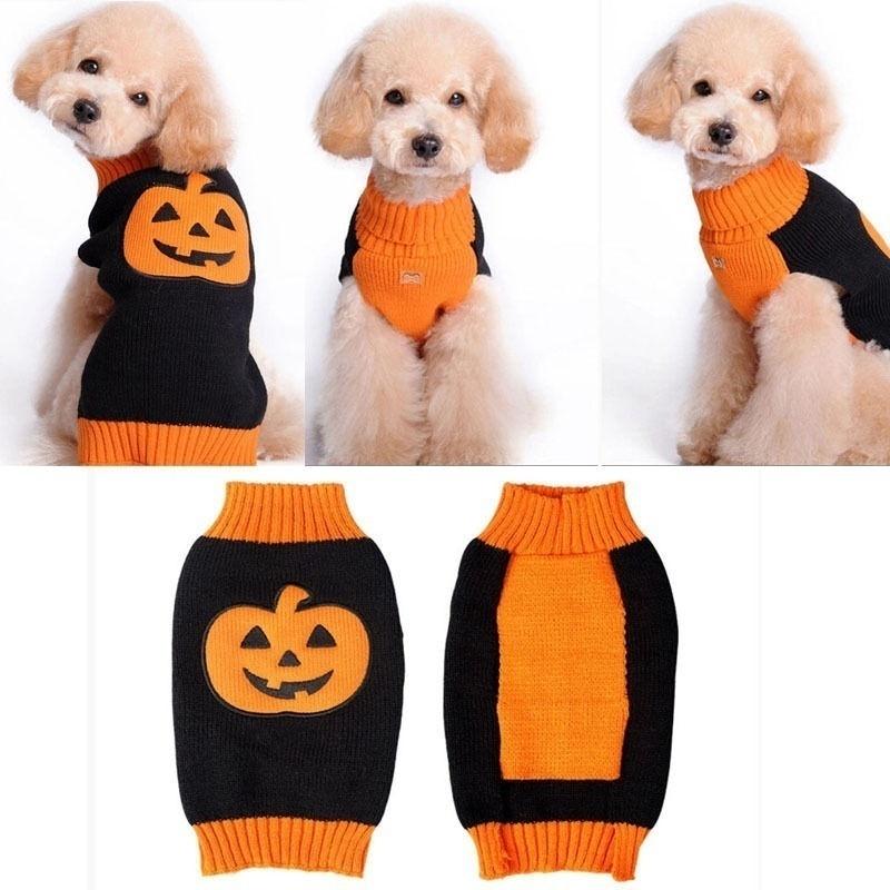 Lovely Pet Dog Warm Jumper Sweater Halloween Christamas Theme Xmas Clothing Puppy Cat Kintwear Costu