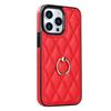 Luxury Leather with Ring Holder Soft Case for iPhone 15 14 13 11 Pro Max 12 Mini XS XR X 8 7 6 6S Plus 14Pro 13Pro Shockproof Cover