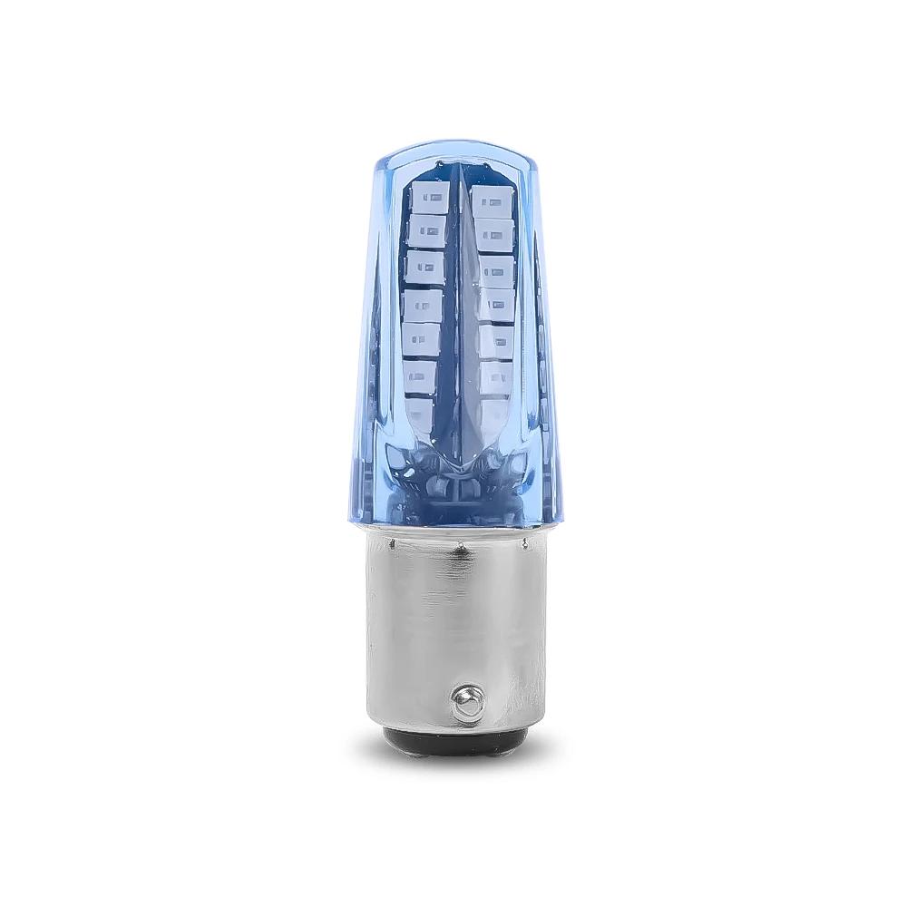 1/10pcs Car 12V LED Rear Taillight Tail Brake Light Strobe Flashing LED Lamp Motorcycle Warning Light Bulb Red Stronger Light