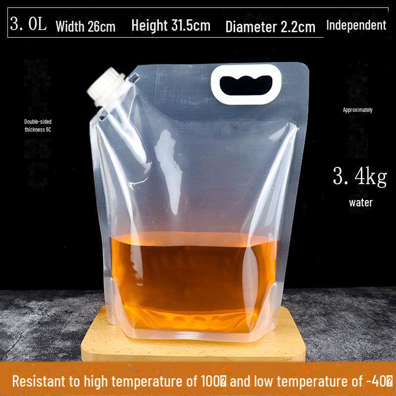 Portable Music Festival Water Bag - Food Grade, Disposable, Essential for Concerts