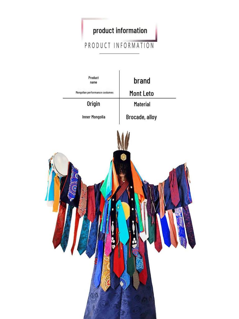 Mongolian Grassland Festival Traditional Costume Dance Robe