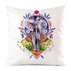 Colored Hand-Painted Animal Series Digital printing short plush pillow covers for car sofa office cushion cover home goods