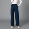 Damen Winter Daunen Baumwollhose Große Größe Verdickt Thermisch Gesteppte Baumwollhose Mittleren Alters Ältere Mama Warme Hose M-3XL