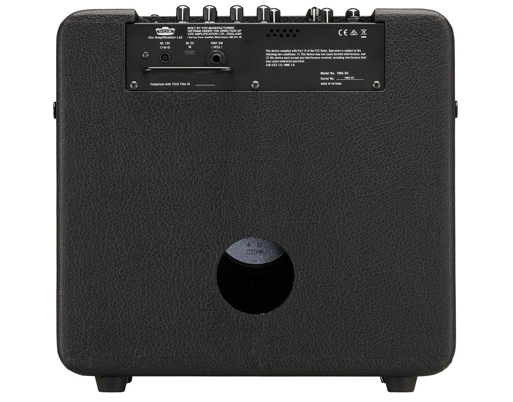 Vox MINI GO 50 50W Modeling Amplifier for Electric Perfect for Home with Mic Headphone Rhythm MP3 and Mobile Compatibility Guitar, Practice, Portable,