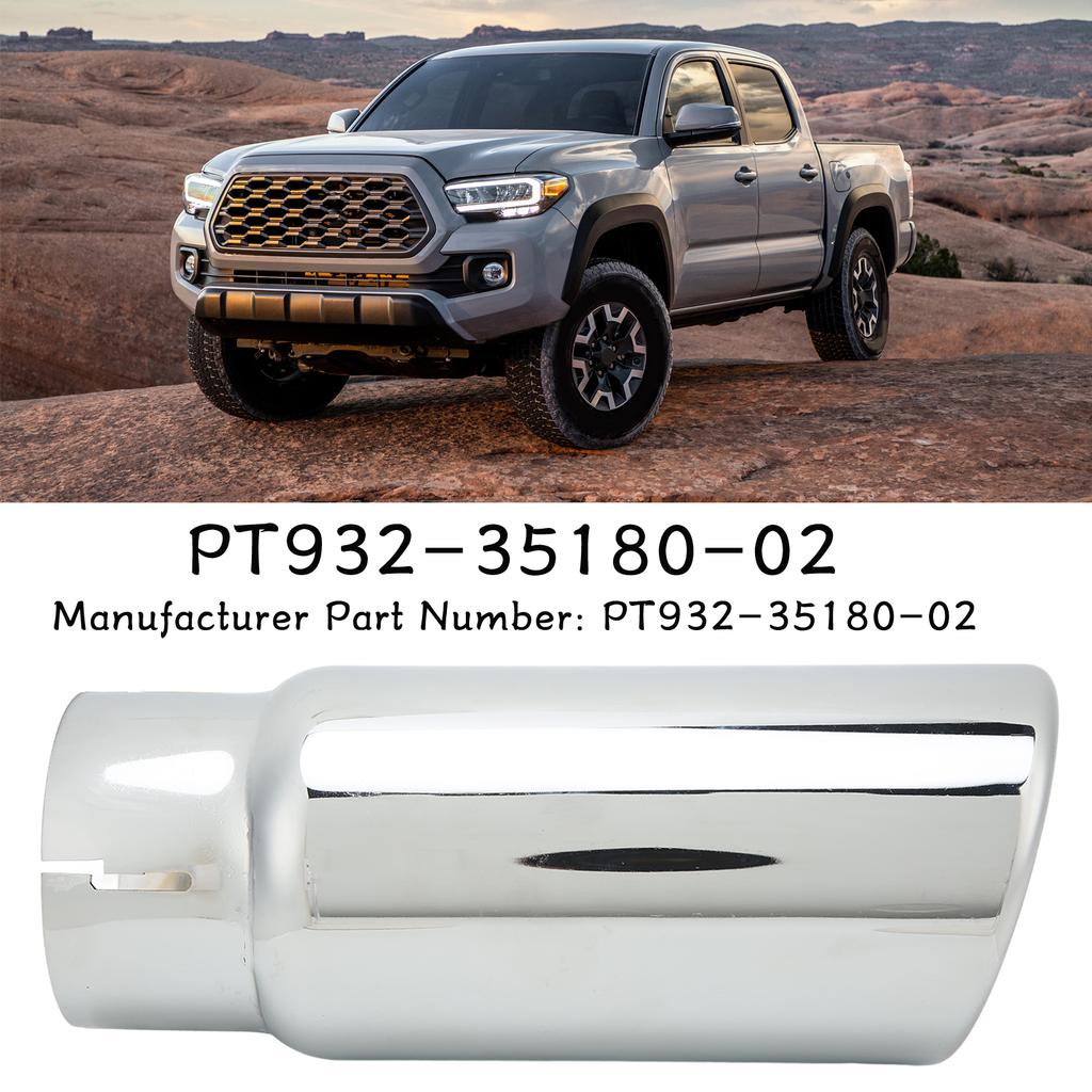 Metal Exhaust Muffler Tip with Clamp Expandable Inlet PT932‑35180‑02 Replacement for   2005‑2020