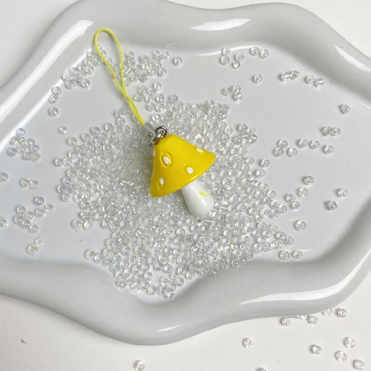 Fun Mushroom Shaped Keychain User Friendly Material Multiple Colors Versatile Decoration For Teens Adults