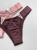 European & American Ice Silk Low Waist V-Shaped Sport Thong: Sexy, Hip-Lifting, Half-Coverage Design