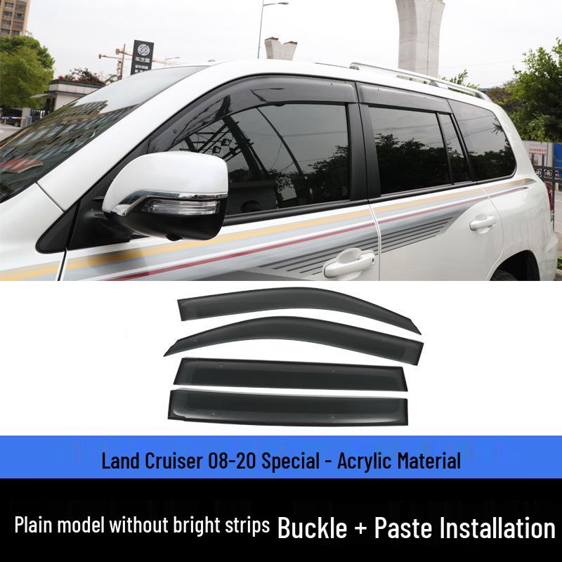 Rain Guards for 08-21 Land Cruiser LC200 - Modified Window Accessories
