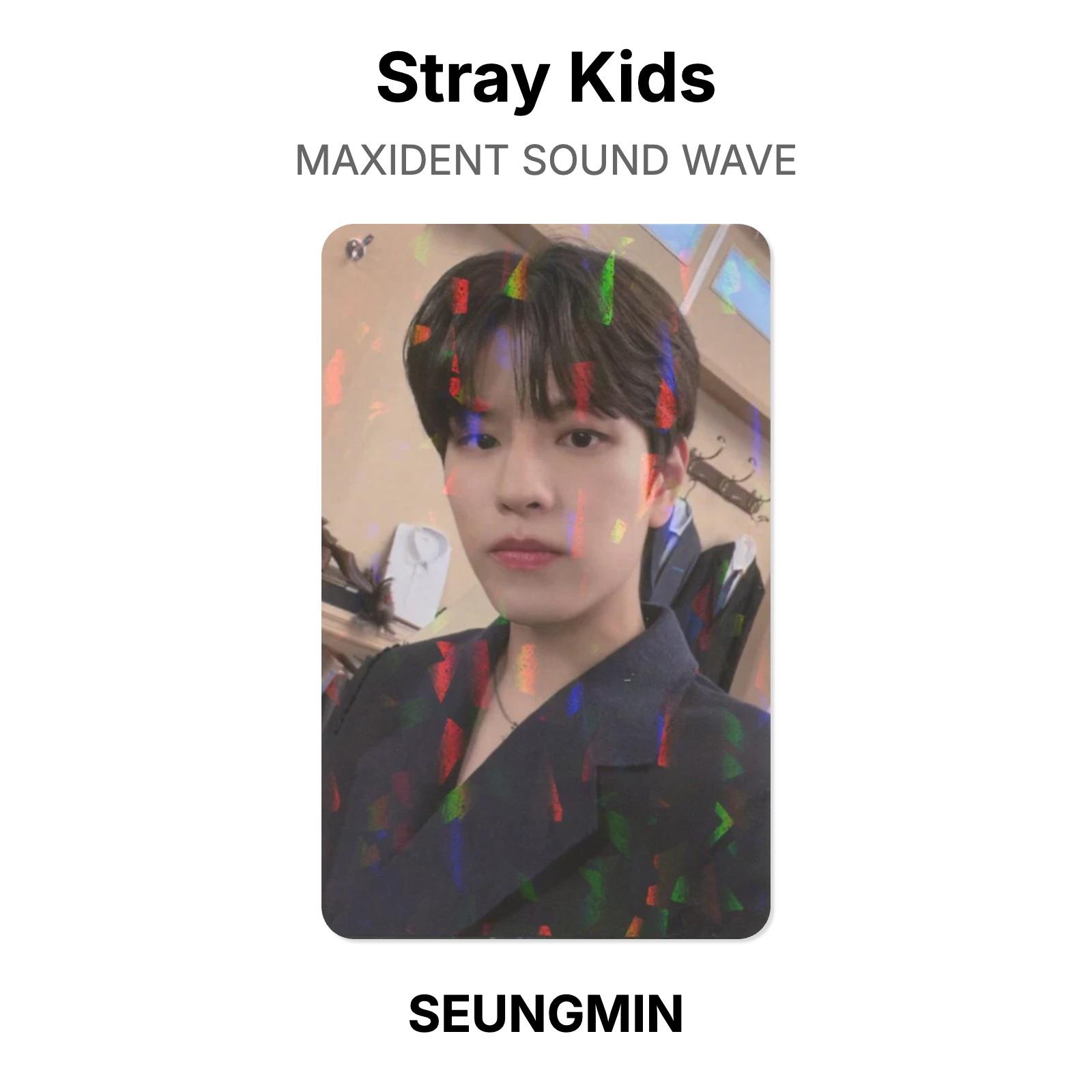 Stray Kids MAXIDENT SOUND WAVE Официальная фотокарточка SEUNGMIN
