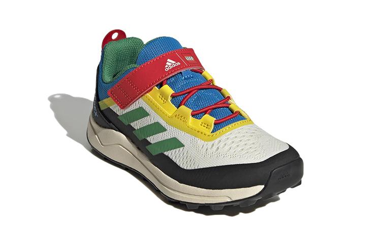 Adidas Terrex Agravic Flow Abrasion Resistant Low top Kids' Running Shoes Black White Yellow Kids' GY0074