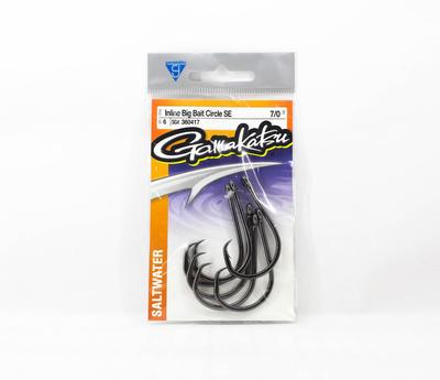 Gamakatsu 360417 Inline Big Bait Circle SE Rozmiar 7/0, 6 sztuk w opakowaniu (2048)
