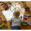 Thanksgiving Coloring Placemats for Kids 16PCS Fall Paper Placemats for Kids to Color Thanksgiving Paper Table Mats for Thankful Craft Activity