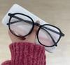 Women's Cute Round Blush Glasses for Students - Fashionable Myopia Frames