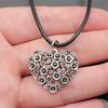 Love Heart Angel Peace Dove Pendant Antique Bronze Metal Bridesmaid Choker Necklace New Arrival Gift