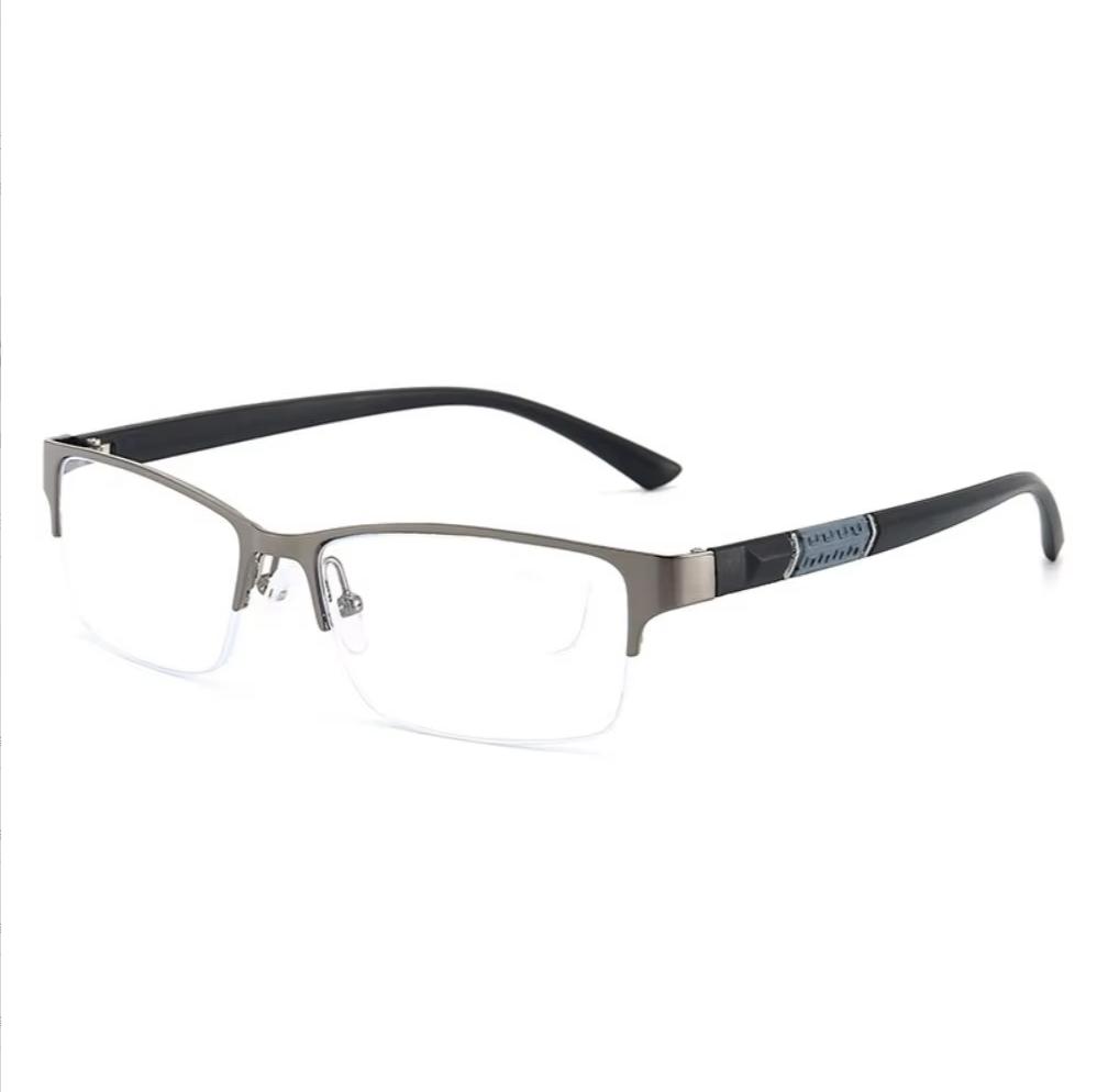 Reading Glasses Men Women High Quality Half-frame Diopter Glasses Business Male Presbyopic Eyeglasses +1.0 1.5 2.0 2.5 4