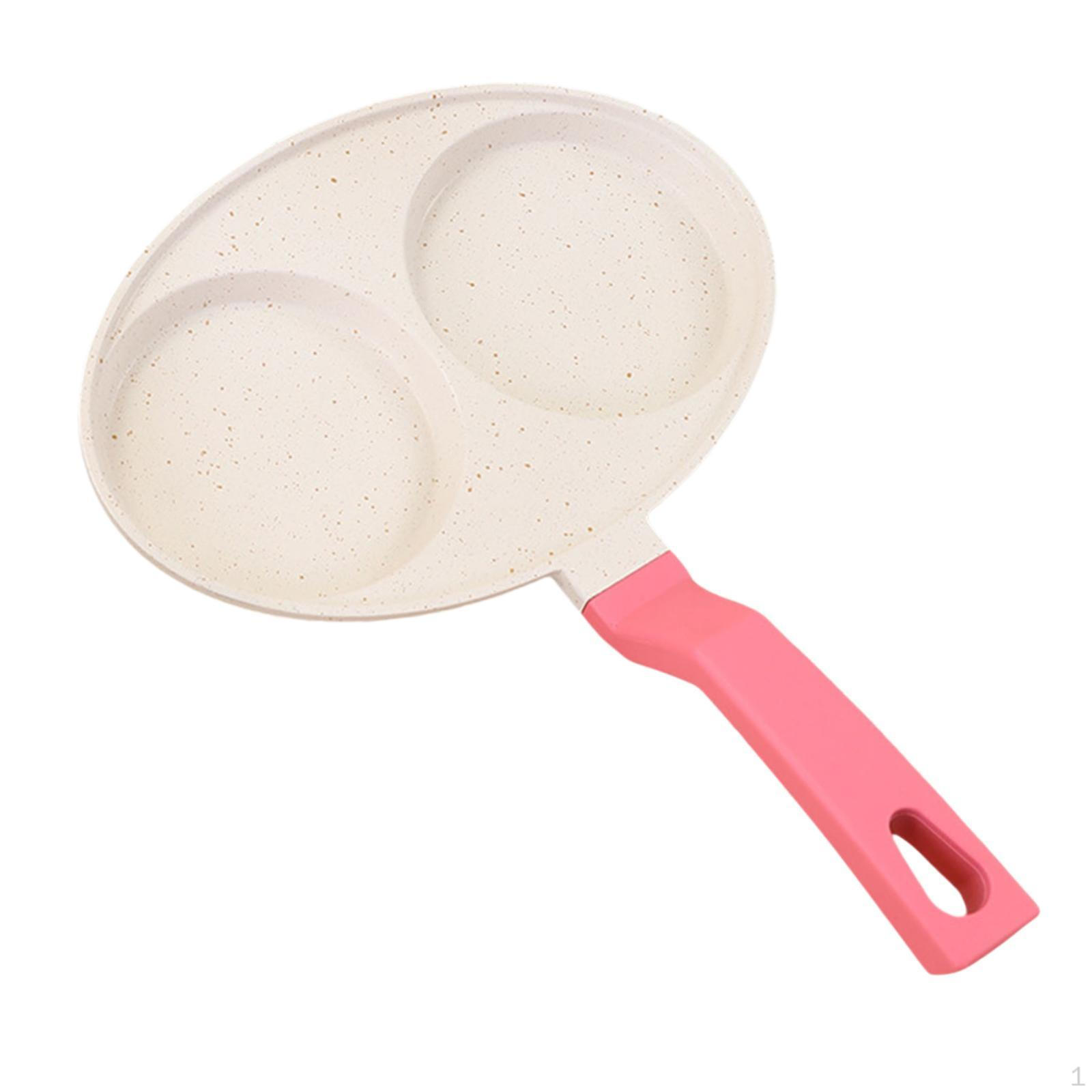 

Сковорода для яиц с антипригарным покрытием, разделенная посуда для гриля, прибор для приготовления завтрака, омлет 2 Holes