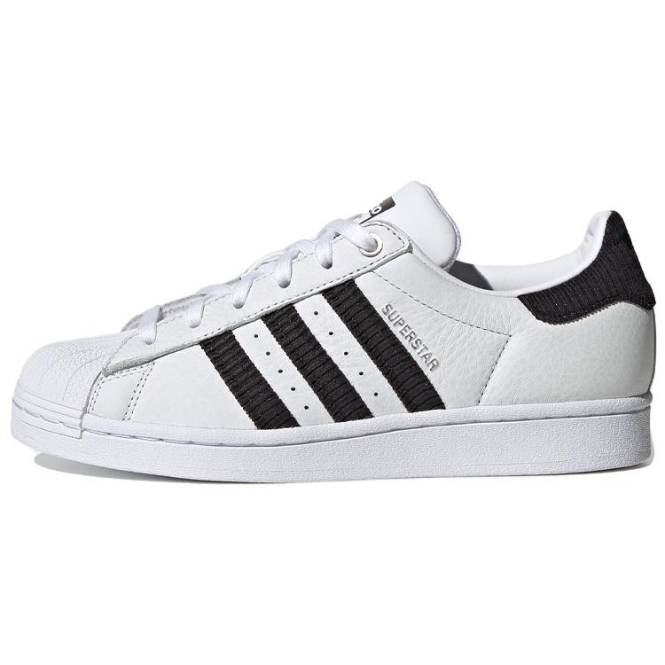 (WMNS) adidas Superstar Black Corduroy Stripes Women s H69025 EU 38⅔