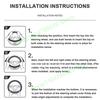 Four Seasons Non-slip Leather Steering Wheel Cover for Xiaomi YU7 SU7 2025 Interior Decoration Accessories