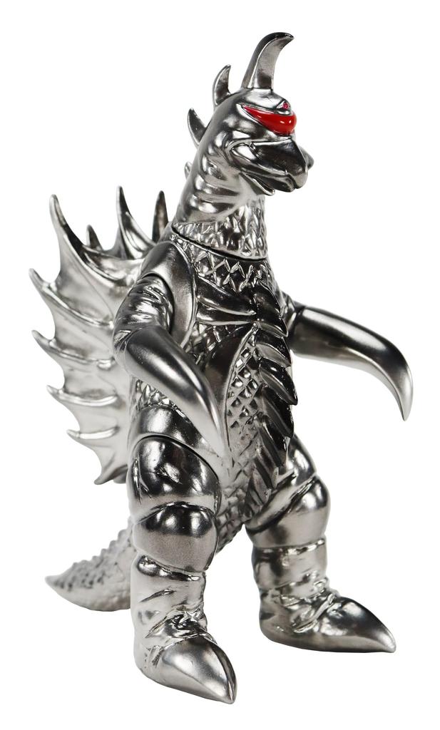Character Content Production Series Earth Attack Godzilla Gigan Gigan Plated Paint Silver Approximately 120mm PVC Soft Vinyl Figure (CCP) Medium-Size